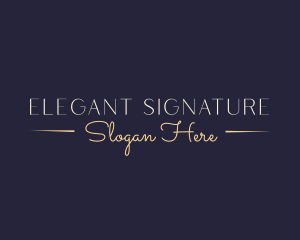 Elegant Clothing Firm logo design