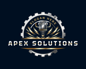 Gear Laser Equipment logo design