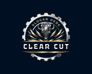 Gear Laser Equipment logo design