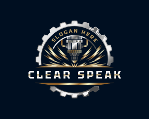 Gear Laser Equipment logo design