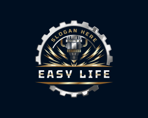 Gear Laser Equipment logo design