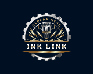 Gear Laser Equipment logo design