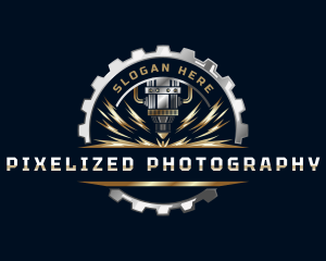 Gear Laser Equipment logo design