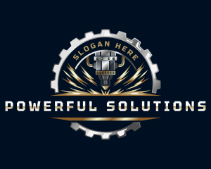 Gear Laser Equipment logo design