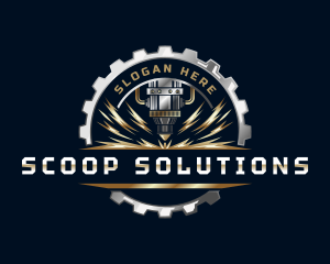 Gear Laser Equipment logo design