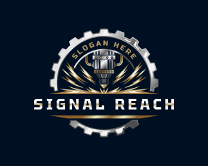 Gear Laser Equipment logo design