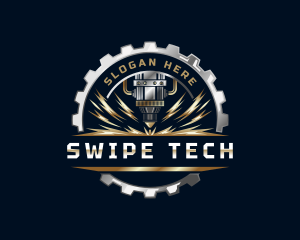 Gear Laser Equipment logo design