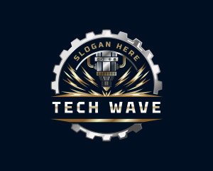 Gear Laser Equipment logo design