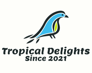 Tropical Bird Animal logo design