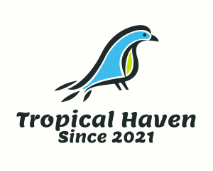 Tropical Bird Animal logo design