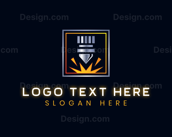 Laser Engraving Cutting Logo