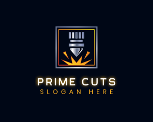 Laser Engraving Cutting logo design