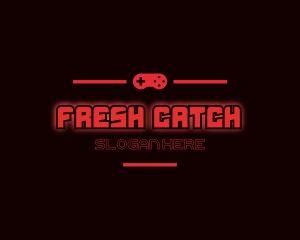 Gaming Console Text logo design