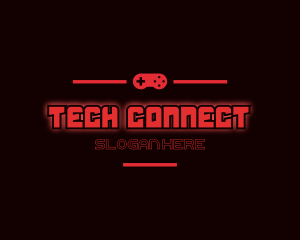 Gaming Console Text logo