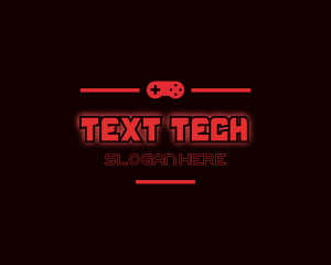 Gaming Console Text logo