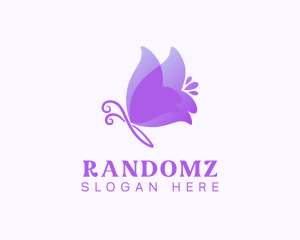 Elegant Butterfly Insect logo