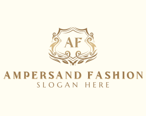 Stylish Fashion Shield logo design