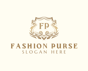 Stylish Fashion Shield logo design