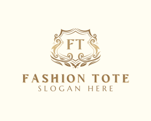 Stylish Fashion Shield logo design