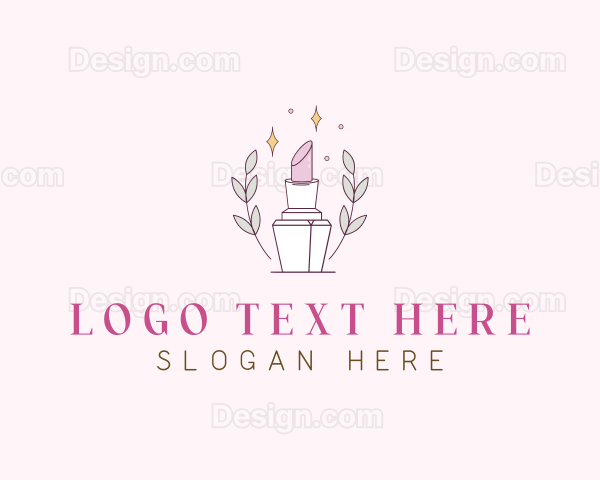 Beauty Salon Lipstick Logo