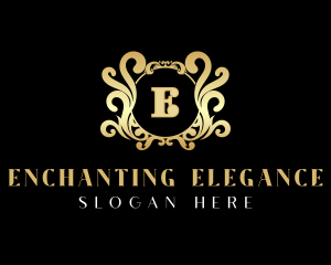 Elegant Ornament Crest logo design