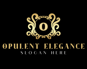 Elegant Ornament Crest logo design