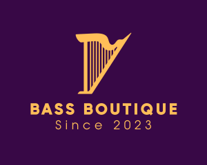 Modern Harp Instrument logo