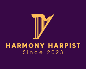 Modern Harp Instrument logo