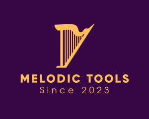 Modern Harp Instrument logo