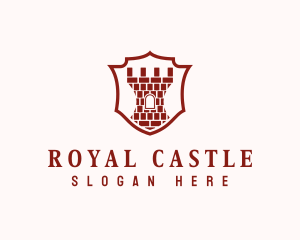 Tower Shield Castle logo design