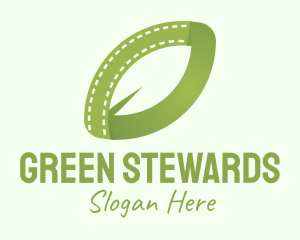 Green Leaf Reel logo design