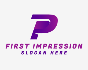 Digital Business Letter P logo