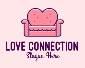 Loveseat Love Couch  logo design