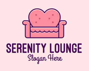 Loveseat Love Couch  logo design