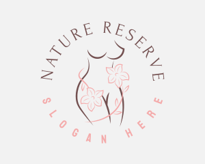 Feminine Nature Spa logo design