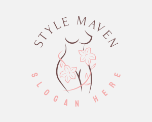 Feminine Nature Spa logo design