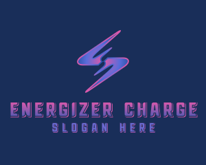 Thunder Lightning Electricity logo design