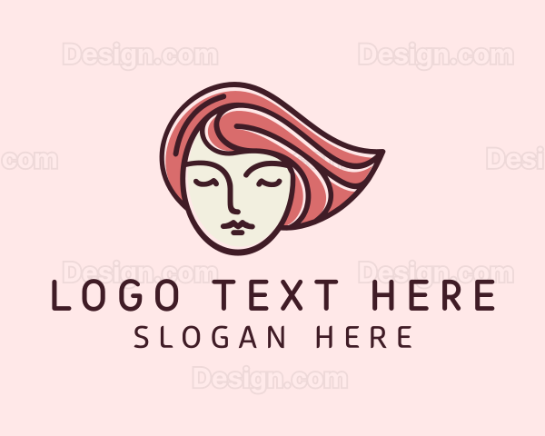 Beauty Hair Stylist Logo