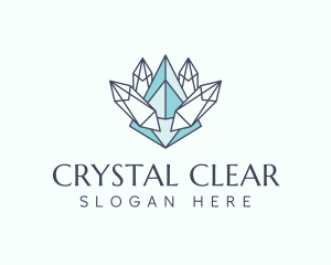 Luxury Crystal Jewelry logo design