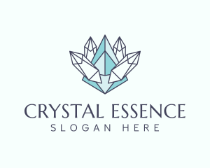 Luxury Crystal Jewelry logo design