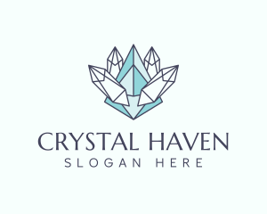 Luxury Crystal Jewelry logo design