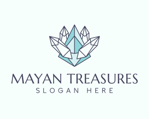 Luxury Crystal Jewelry logo design