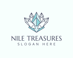 Luxury Crystal Jewelry logo design