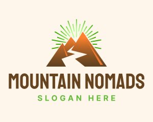 Mountain Valley River logo design