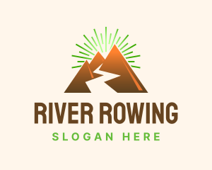 Mountain Valley River logo design