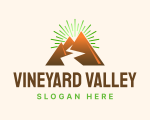 Mountain Valley River logo design