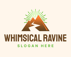 Mountain Valley River logo design