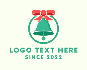 Ribbon Holiday Bell logo