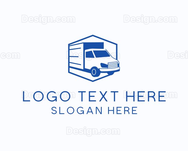 Delivery Truck Courier Logo