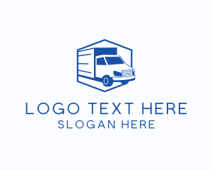 Delivery Truck Courier logo